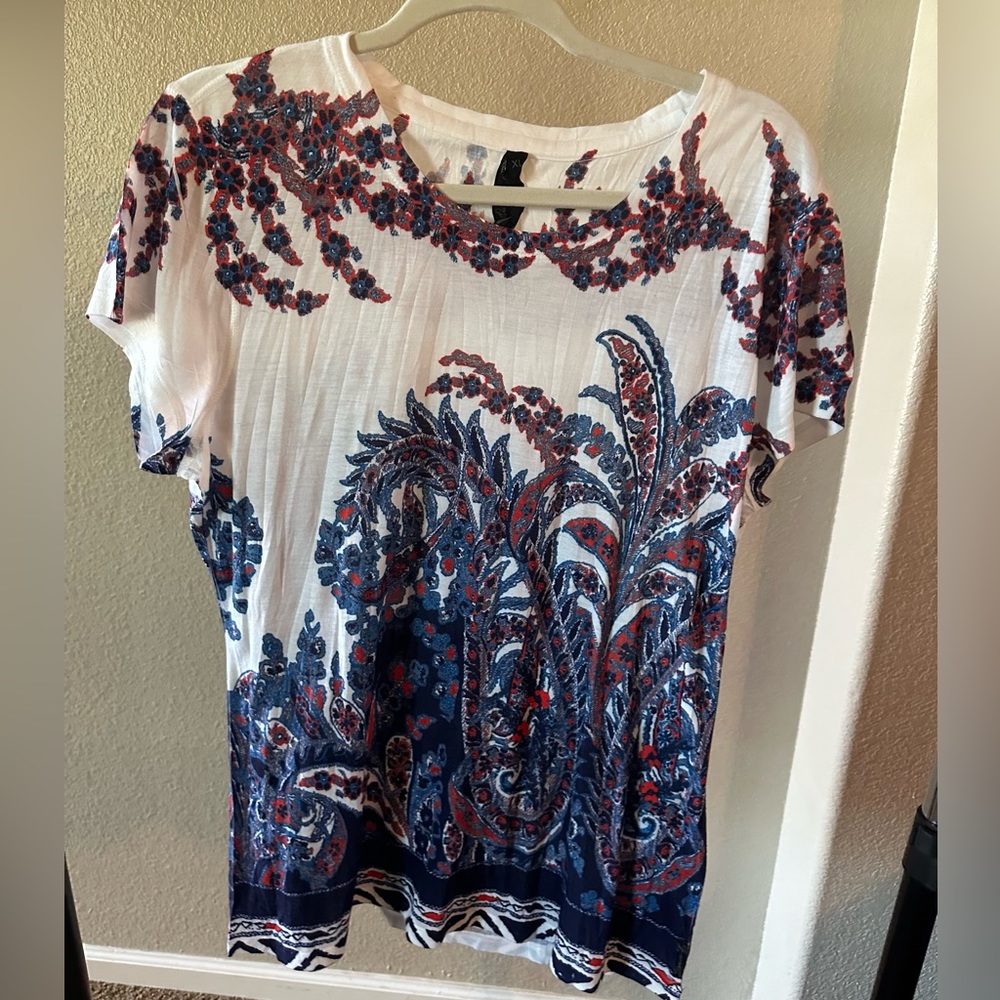 Seven7 brand XL short sleeve top